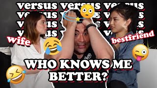 WIFEY vs BESTIE WHO KNOWS ME BETTER  Luis Manzano [upl. by Ivz]