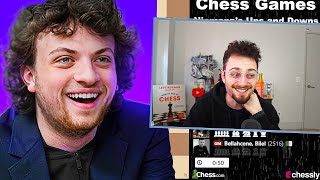 Day 29  Hans Niemann Reacts to GothamChess [upl. by Aelanej]