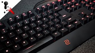 BenQ Zowie Celeritas II Optical Switch Keyboard Review with sound test [upl. by Aniuqaoj]