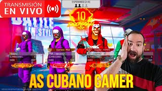 DIRECTO DE FREE FIRE SUBIENDO A GRAN MAESTRO TOP GLOBAL AS CUBANO GAMER 😎 [upl. by Ekle191]