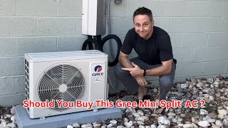 🌡️ Gree 9000 BTU 38 SEER SAPPHIRE Mini Split Review Chill and Thrill In Style🌀 [upl. by Hamel]