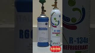 fridge repair R600a gas filling gasfillinggasfridgeicefridge gas usage [upl. by Silrak]