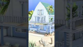 The Sims 4 Summer Cottage noCC 🌊  Speed Build [upl. by Litta218]