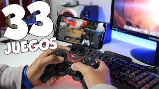 33 MEJORES JUEGOS PARA GAMEPAD ANDROID 2017  JoseAndroid [upl. by Nnaillij]