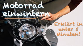 Motorrad einwintern [upl. by Evars]