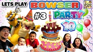 Lets Play MARIO PARTY 10 Bowser Party in Mushroom Park FGTEEV 5 Player FAMILY GAMEPLAY Part 3 [upl. by Omsoc]