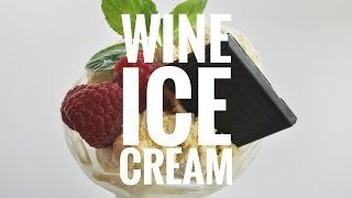 How To Make Wine Ice Cream [upl. by Nniroc]