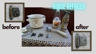 CLEANING YOUR KITCHEN HARDWARE  Use a crock pot to refinish your cabinet hinges and hardware [upl. by Tenaej]