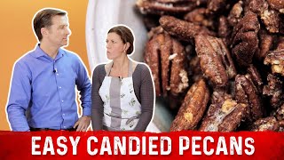 Easy Candied Pecans Recipe – Keto Friendly – DrBerg [upl. by Ttevy]