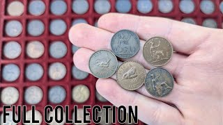 Showcasing my Complete Farthing Collection  1860  1956 [upl. by Mallin173]