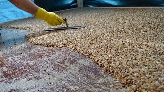 HowTo Install Epoxy Natural Stone Flooring [upl. by Zaraf]