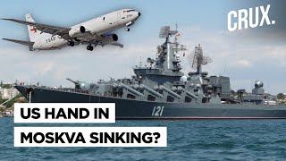 Did Ukraine Sink Moskva With US Navy Help Report Says P8 Poseidon Aircraft Tracked Russian Warship [upl. by Lorne810]