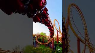 😵 Goudurix  Parc Astérix rollercoaster themepark amusementpark [upl. by Schinica]