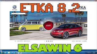 VW ETKA 82 ELSAWIN 6 y PET2 en una VM  LINK de Descarga  Download [upl. by Petrick734]