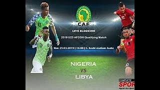 Nigeria vs Libya Live  AFCON 2025 Qualifiers [upl. by Gerk704]