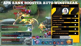 New Apk Rank Booster Pro Injector Mobile Legends Terbaru 2024 Auto Winstreak [upl. by Petuu]