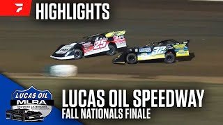 Fall Nationals Finale  MLRA Late Models at Lucas Oil Speedway 10524  Highlights [upl. by Dallis]