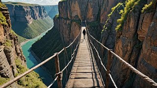 Crossing the Deadliest Bridge in the World [upl. by Am845]