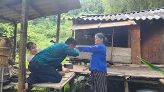 Full video Motherinlaw stopped Kindhearted militiamen help single mothers build bamboo stoves [upl. by Ward]