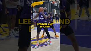 LeBron VS Bronny shorts basketball nba lakers sports athlete [upl. by Atimed283]