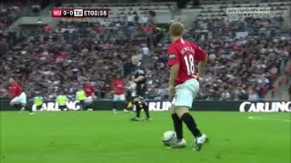 Even on a bad day Paul Scholes was different class ● League Cup Final 2009 [upl. by Adey924]