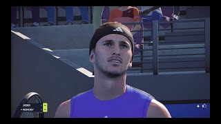 Tiebreak PC Alexander Zverev Vs Daniil Medvedev ATP 500 Tokyo Expert difficulty [upl. by Eardnoed]