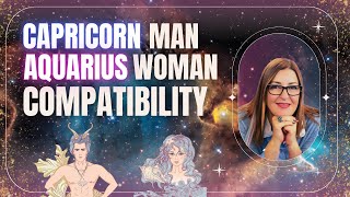 Capricorn Man amp Aquarius Woman  Love Compatibility  Zodiac Sign [upl. by Ellenuahs]