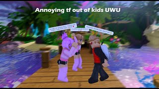 Trolling and annoying tf out of kids in Royale High [upl. by Kong]