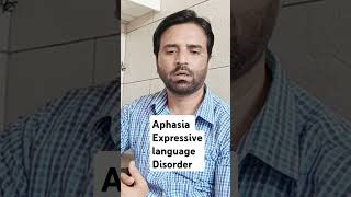 Aphasia Expressive Language Disorder [upl. by Airotahs349]