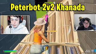 Peterbot vs Khanada 2v2 Zone Wars Wager Fights [upl. by Vladamir55]