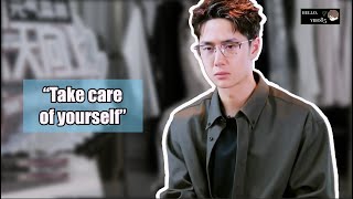 ENG SUB Wang Yibos 王一博 worries and his grandpa [upl. by Nahtanhoj]