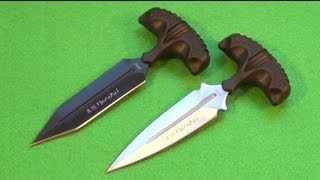 Honshu Budget Push Daggers 4 Inch Silver and Tanto Models [upl. by Anayit]