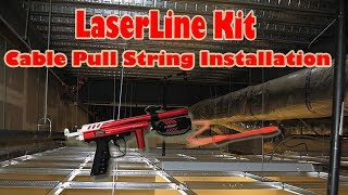 LaserLine Pull String Installation Tool Kit for cabling  Unboxing and Demo [upl. by Zhang]