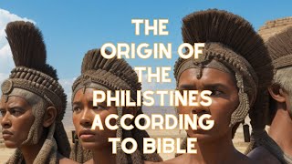 The Origin of The PHILISTINES According to the Bible [upl. by Dugas]