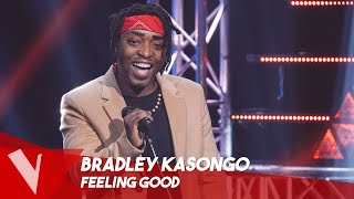 Nina Simone  Feeling Good ● Bradley Kasongo  Blinds  The Voice Belgique Saison 9 [upl. by Nytsuj]