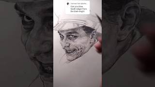 Drawing Heath Ledger Starting From the Skull anatomy drawing art [upl. by Fritzie]