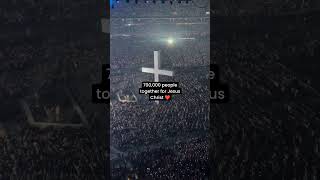 700000 PEOPLE TOGETHER HALLELUJAH ENGLISH WORSHIP SONG [upl. by Nemracledairam]