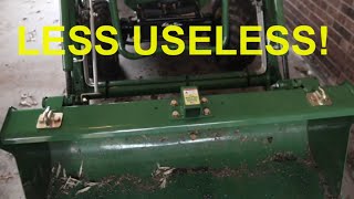 New Upgrades To The John Deere 2025r  Bucket Hooks [upl. by Idnahk160]