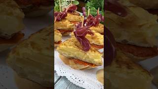 Aperitivos o Tapas Españolas 😋 fácil y rápido 😋👍 food shorts [upl. by Sonahpets]