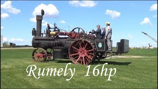 1914 Rumely 16hp Steam Run [upl. by Ahsemo]