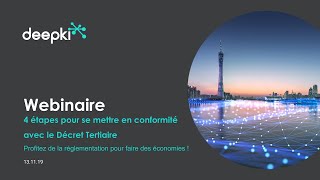 Webinaire Décret Tertiaire  4 étapes pour être en conformité avec la loi [upl. by Ephraim]