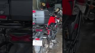 Modified Cb200x with Crash Guard Saddle Stay Top Rack Top Box [upl. by Miltie]