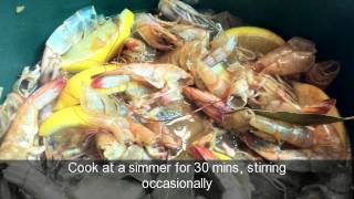 Emerils BBQ Shrimp Recipe quotHomemadequot [upl. by Harriman]