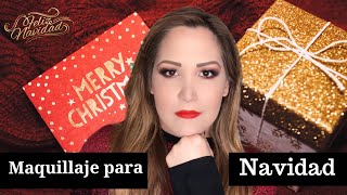 MAQUILLAJE PARA NAVIDAD [upl. by Annelak]