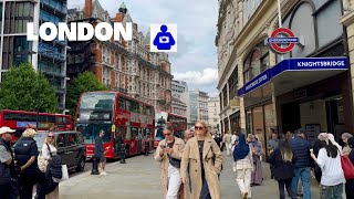 London Spring Walk 🇬🇧 SOUTH KENSINGTON London Oratory to Harrods  Central London Walking Tour HDR [upl. by Nauqahs]