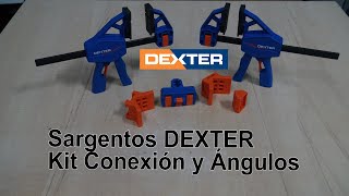 Sargentos Dexter con kit de extensión y accesorio de ángulos Perfectos para carpintería [upl. by Indys]