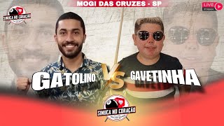 MOGI DAS CRUZES Gavetinha X Gatolino  SINUCA AO VIVO [upl. by Yelyac]