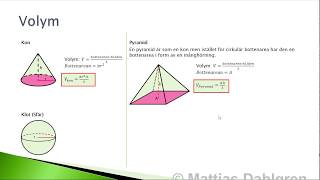 Matematik 1b Sammanfattning Kapitel 4 Geometri [upl. by Atoiyanap]