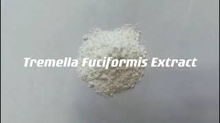 Tremella Fuciformis Extract vedio show by Botanical Cube Inc [upl. by Oal]