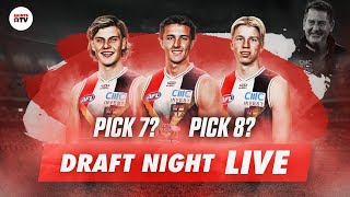 A BIG night for St Kilda  2024 AFL DRAFT NIGHT LIVE [upl. by Bea]